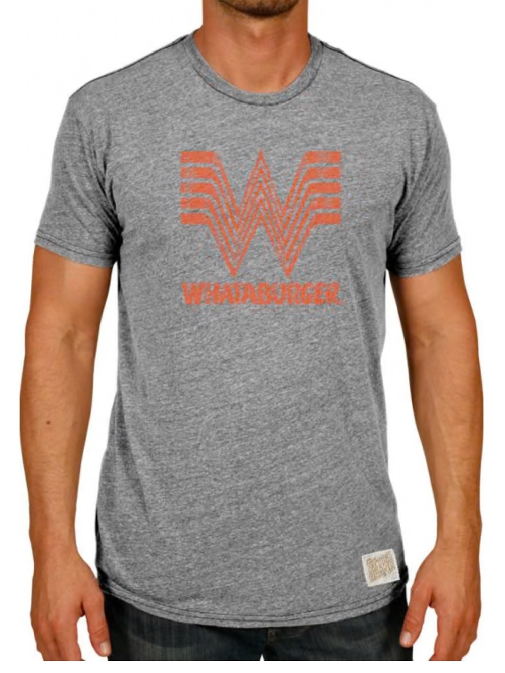 Original Retro Brand Whataburger Grey Whataburger Short Sleeve Fashion T Shirt